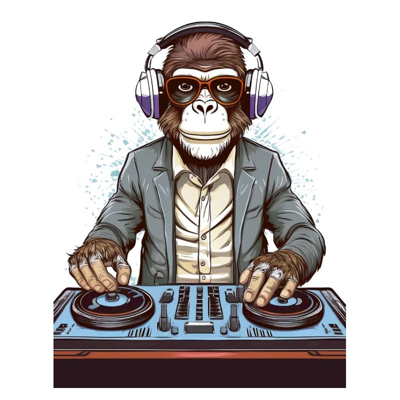 A monkey as a DJ – Unusual party!