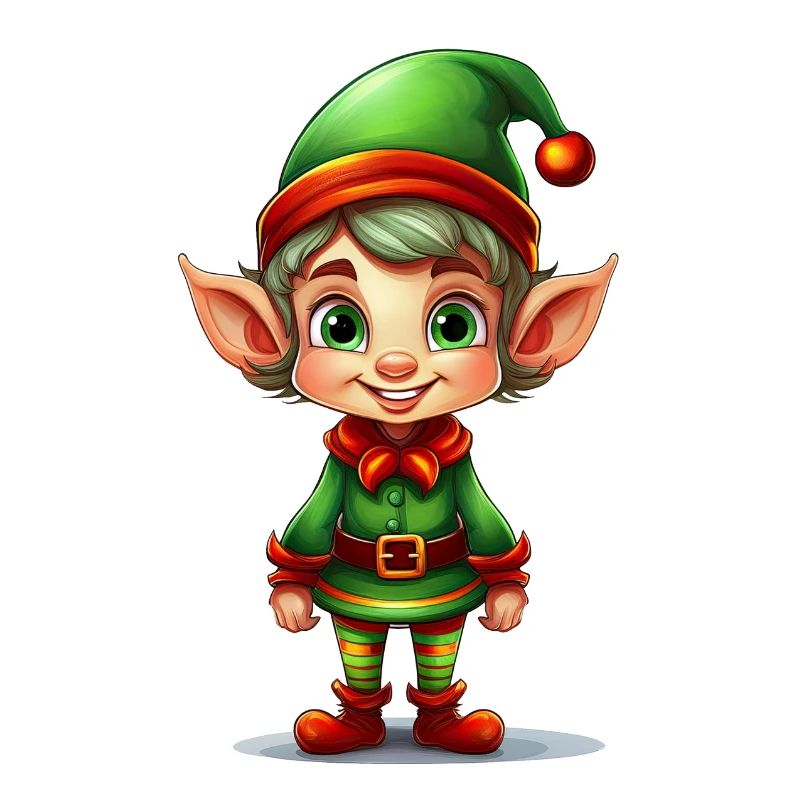 Un mignon lutin de Noël