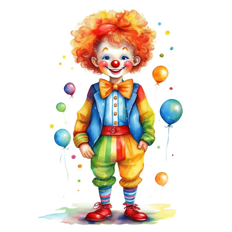 A clown suitable for carnival / carnival