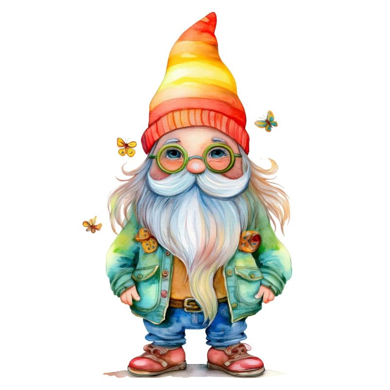 Gnome hippie ou nain