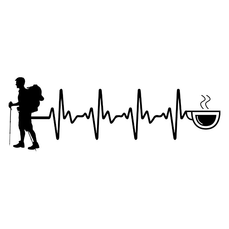 Herzschlagkaffee und Wandern -