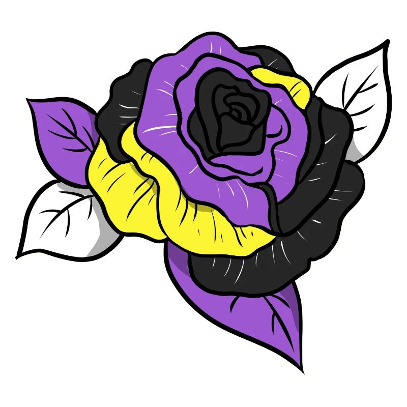 Nonbinary Pride Rose Nonbinary Pride