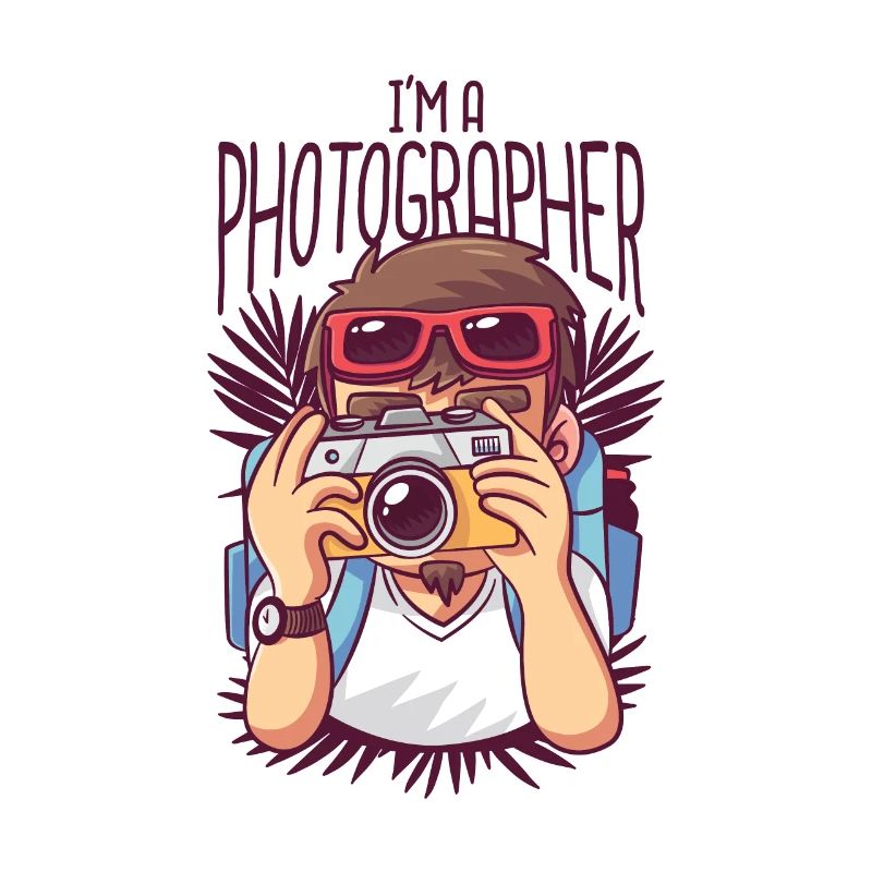 Fotograf Karikatur - Illustrations Geschenk