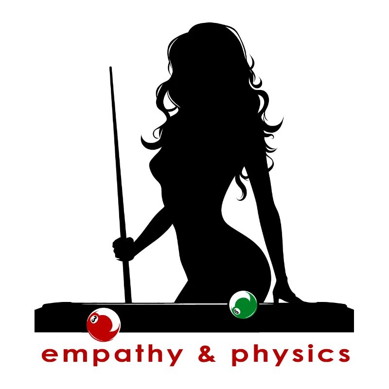 Billard de billard - La boule 8 et sa queue