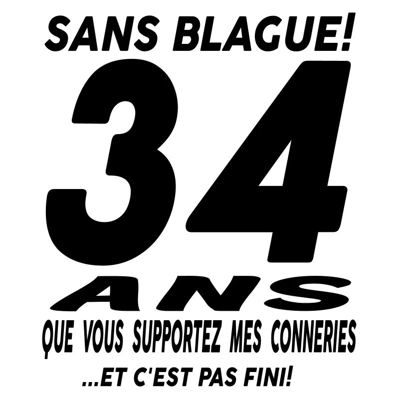 34 ans que vous supportez mes conneries
