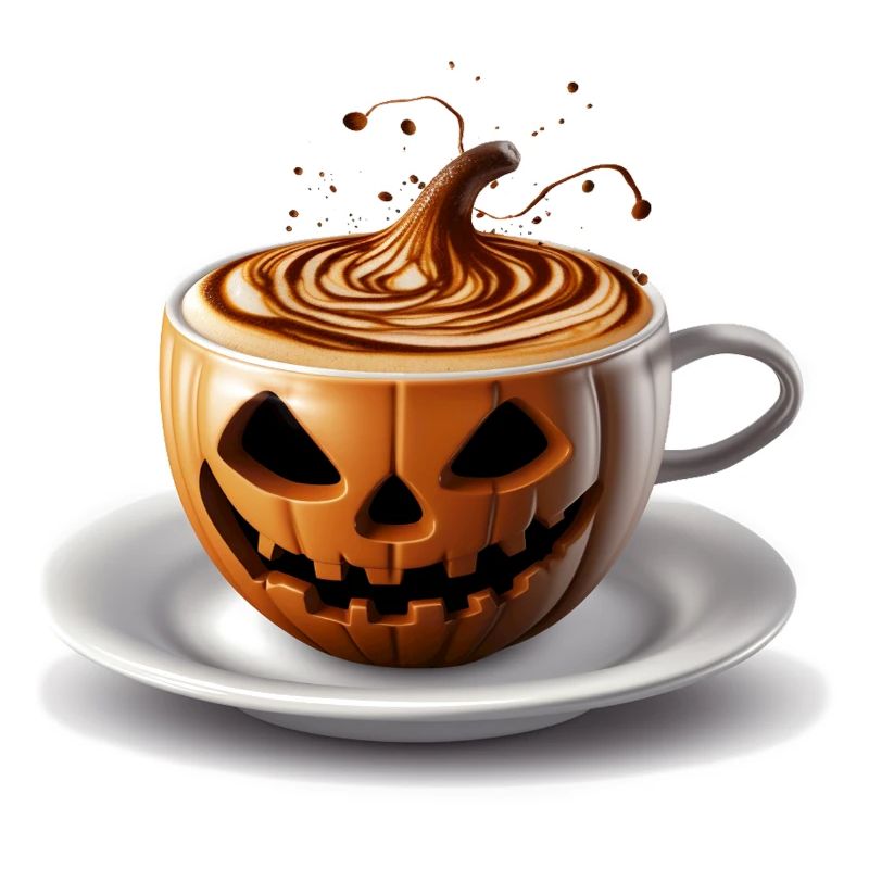 Halloween Kaffeetasse Süßes oder Saures