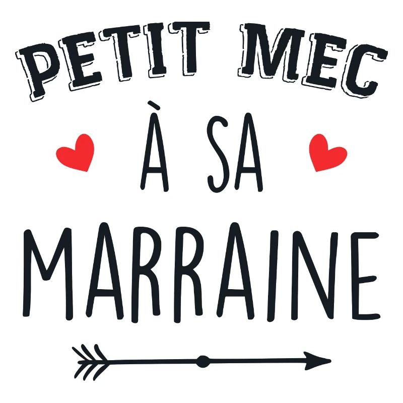 Petit mec à sa marraine