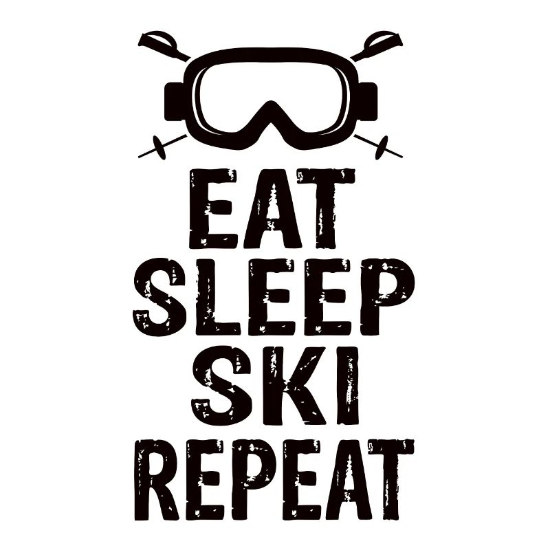 Eat Sleep Ski Repeat