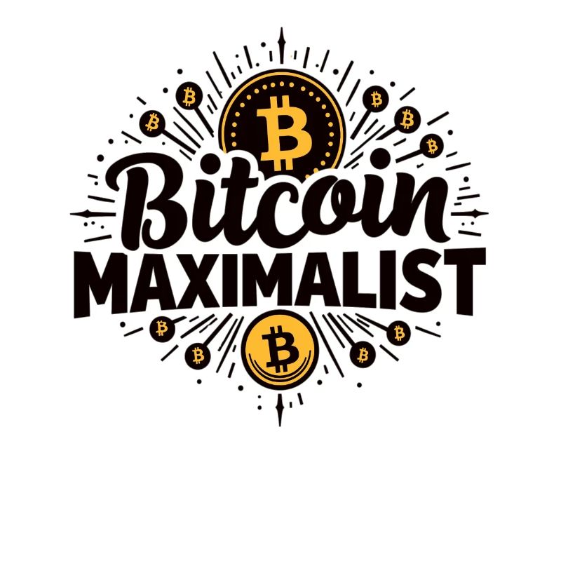 Bitcoin Maximalist - Design crypto élégant