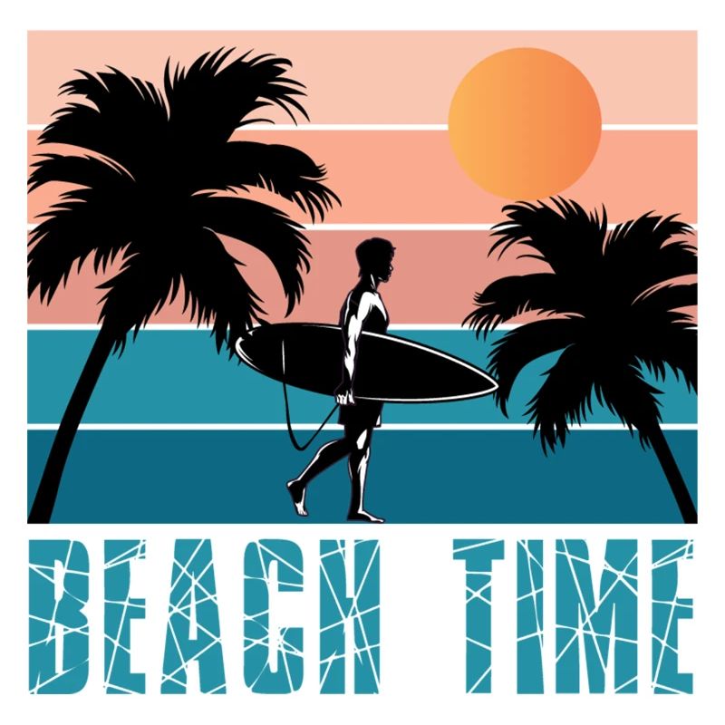 Beach Time Retro