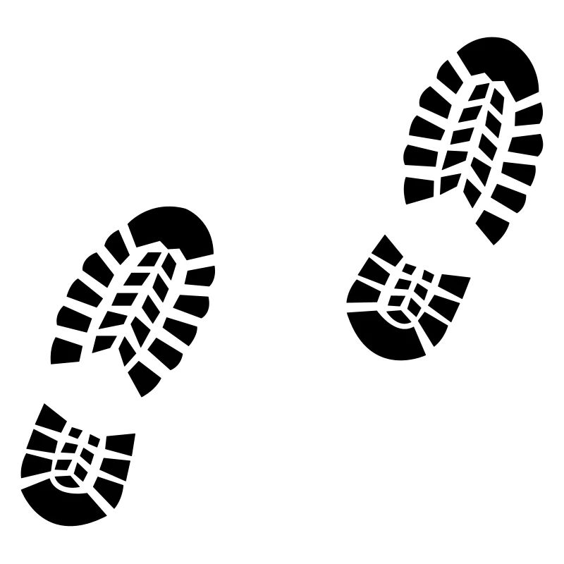 shoes footprints