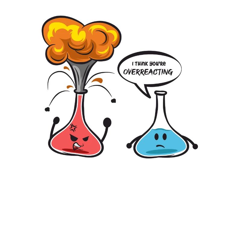 overreacting boom funny Erlenmeyer flask explosion