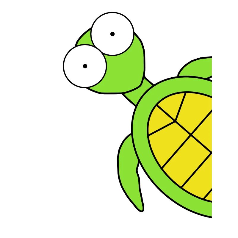 Funny Comic Turtle, Turtles, Reptiles