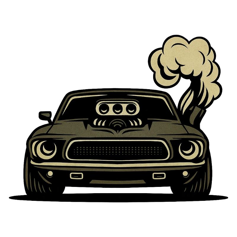 Wütendes Auto