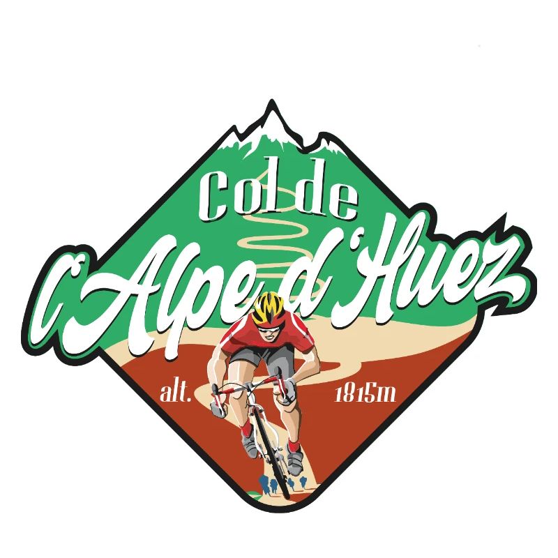 Col de l'Alpe d'Huez Radfahrer