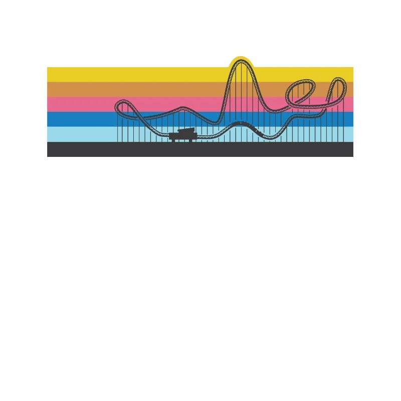 Roller Coaster Retro Vintage