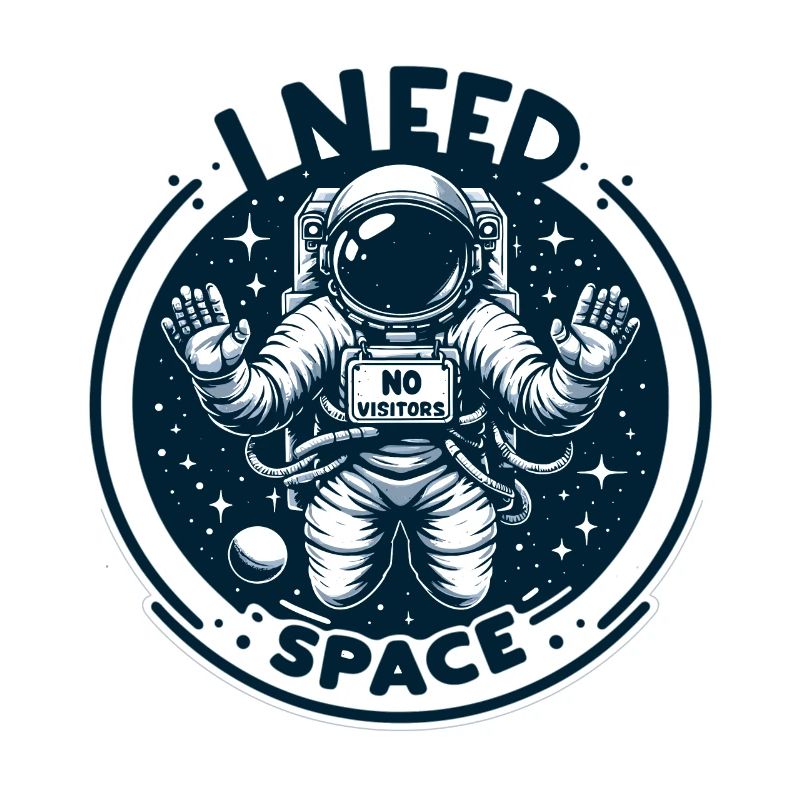 J’ai besoin d’espace - Astronaute dans l’espace