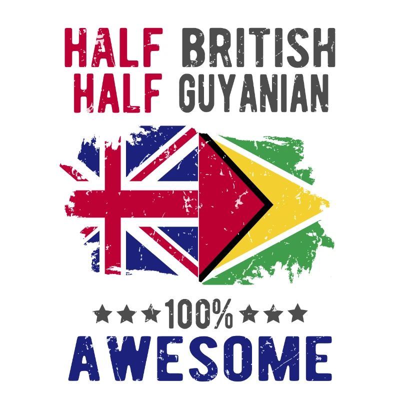 Half British Half Guyanese
