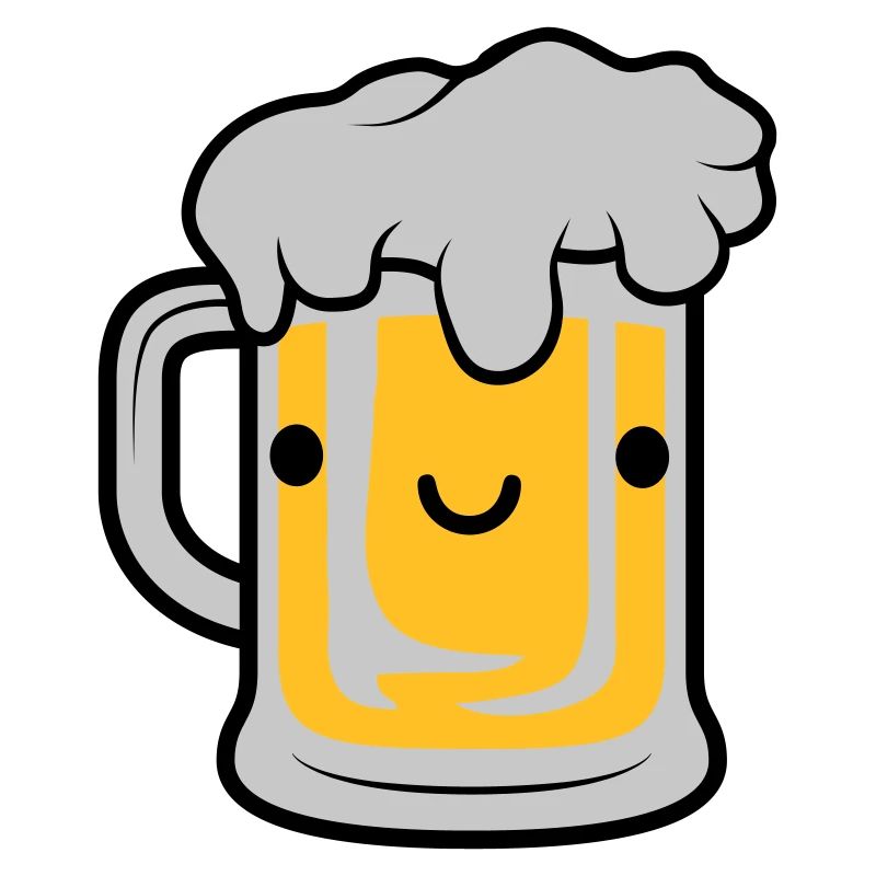 Süßes Bier Gesicht