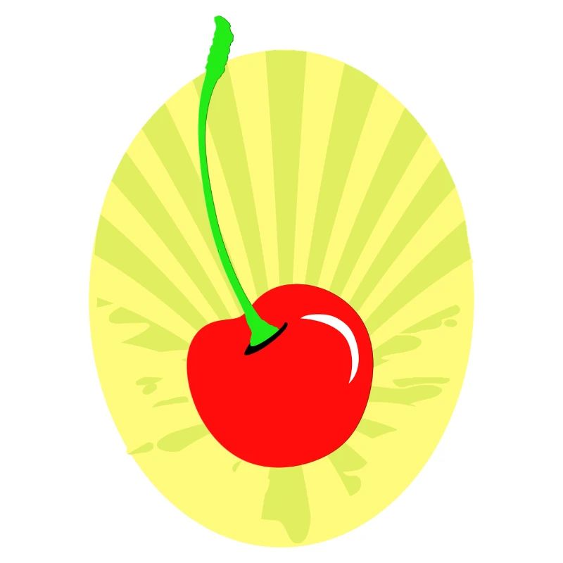 Cherry Rays Summer Comic Clip Art