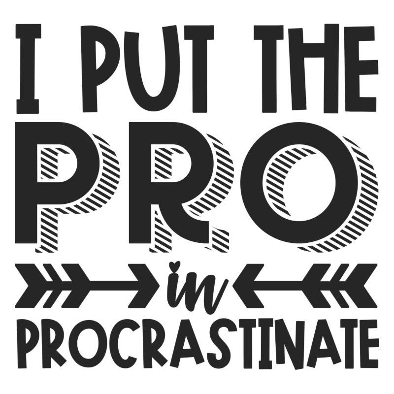Je mets le pro en procrastination
