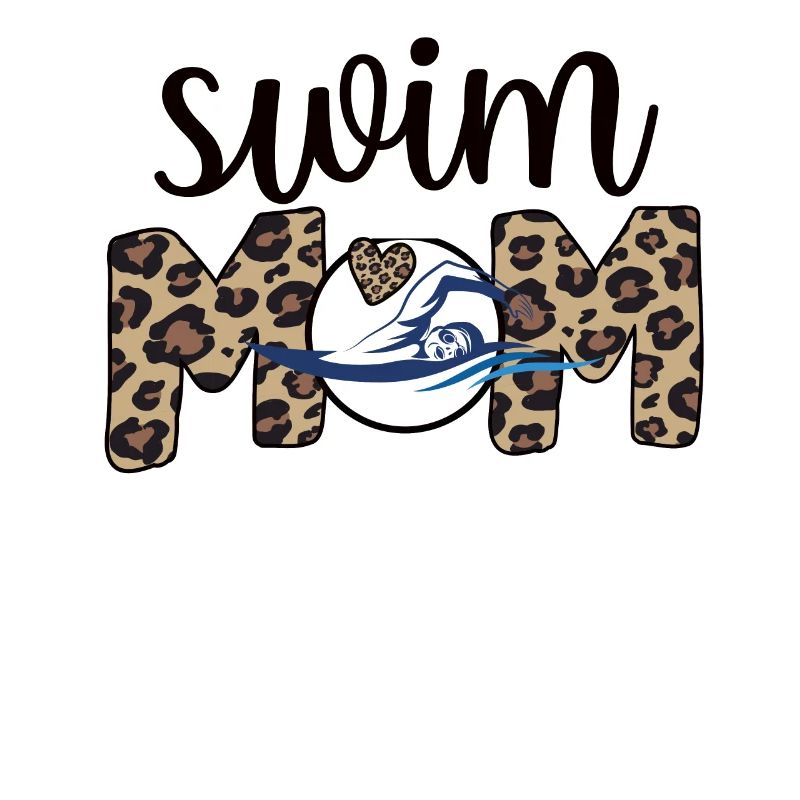 Stolze Schwimmmama Mutter Schwimmer Schwimm-Mama