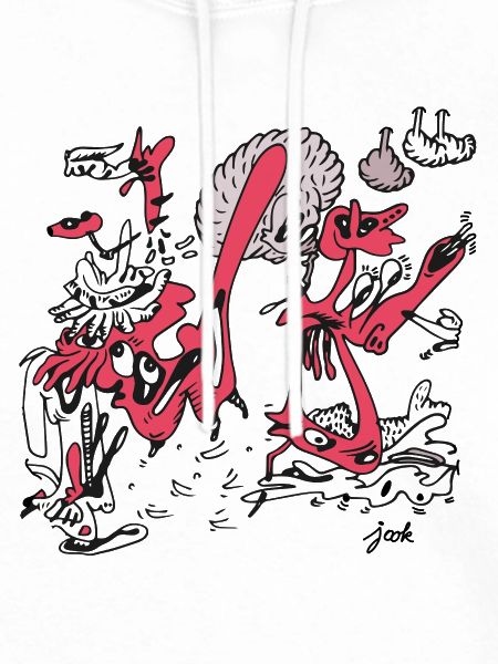 mr doodle woman keith haring red