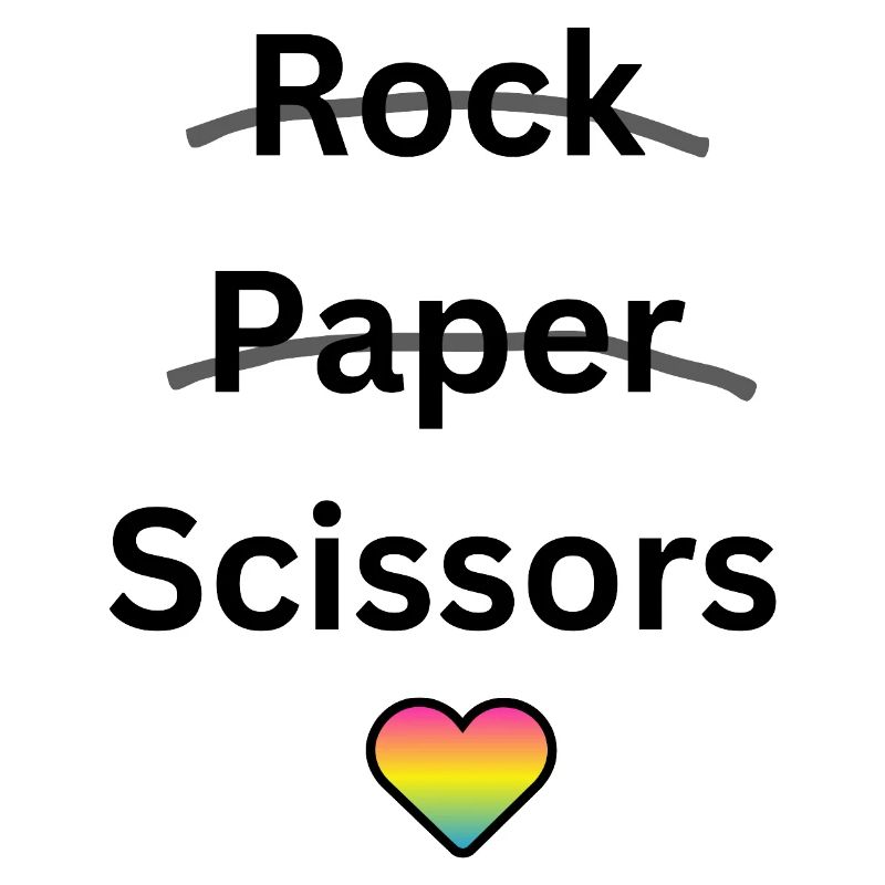 PRIDE Schere Stein Papier