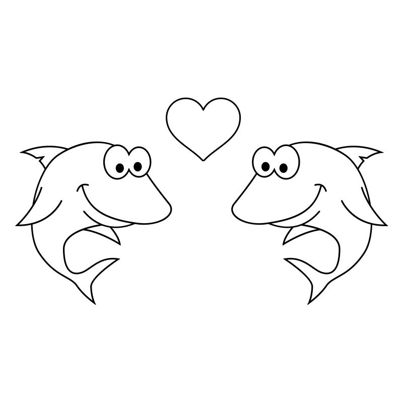 Hai Comic Paar Liebe