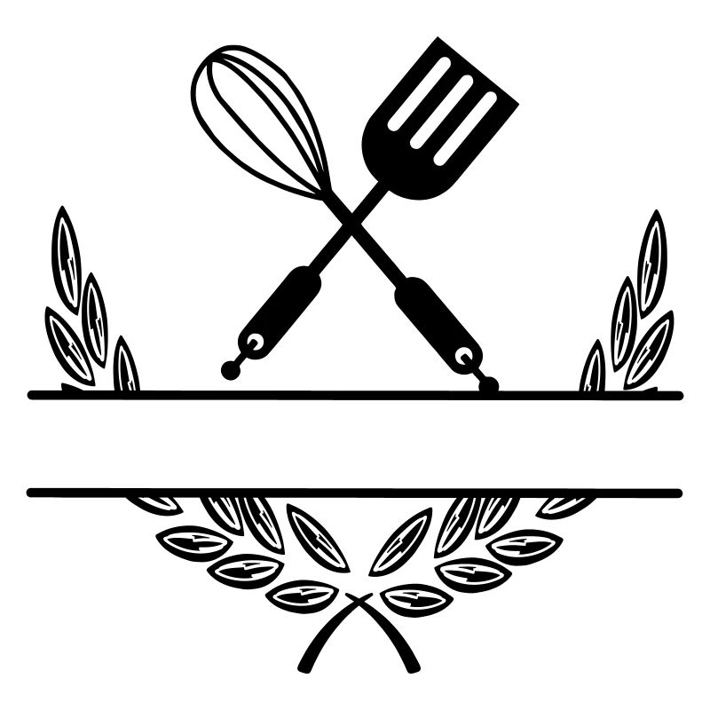 Outils de cuisson en couronne de laurier
