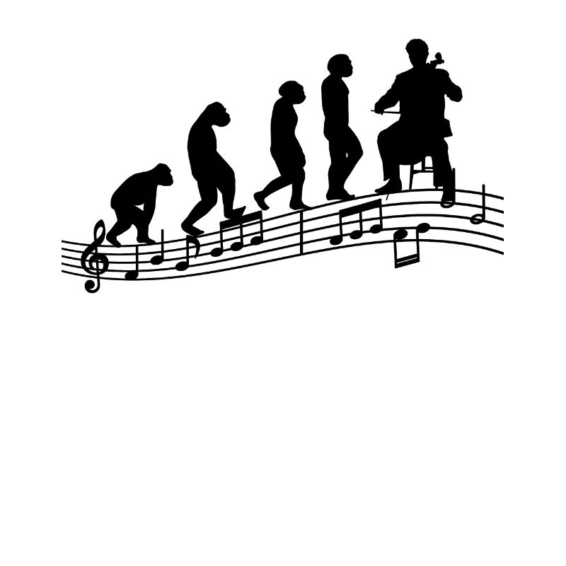 Cellospieler Cellist-Musiker Collo-Musik Evolution