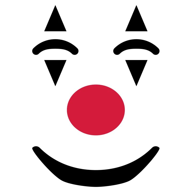 Clown Gesicht Karneval Lustig