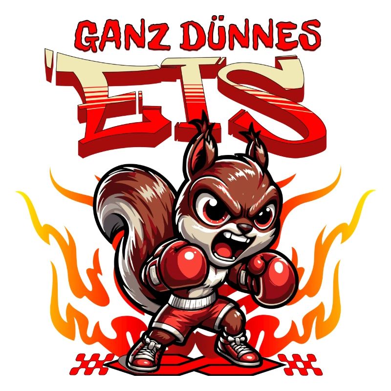 Dünnes Eis Eichhörnchen