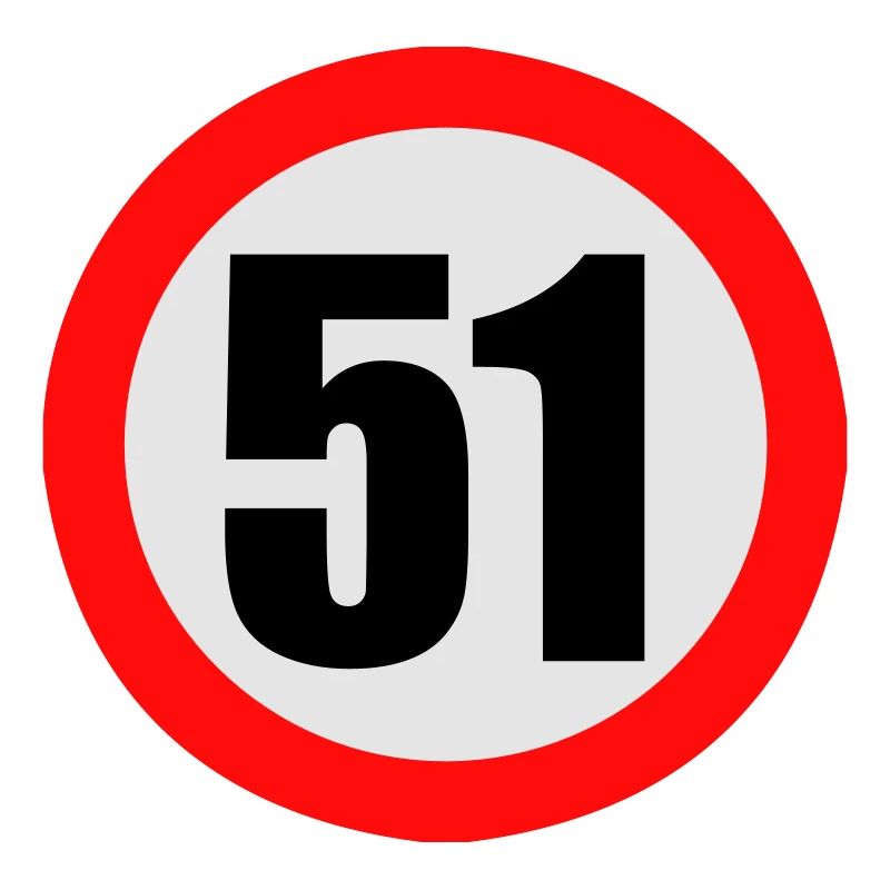 Panneau de limitation 51