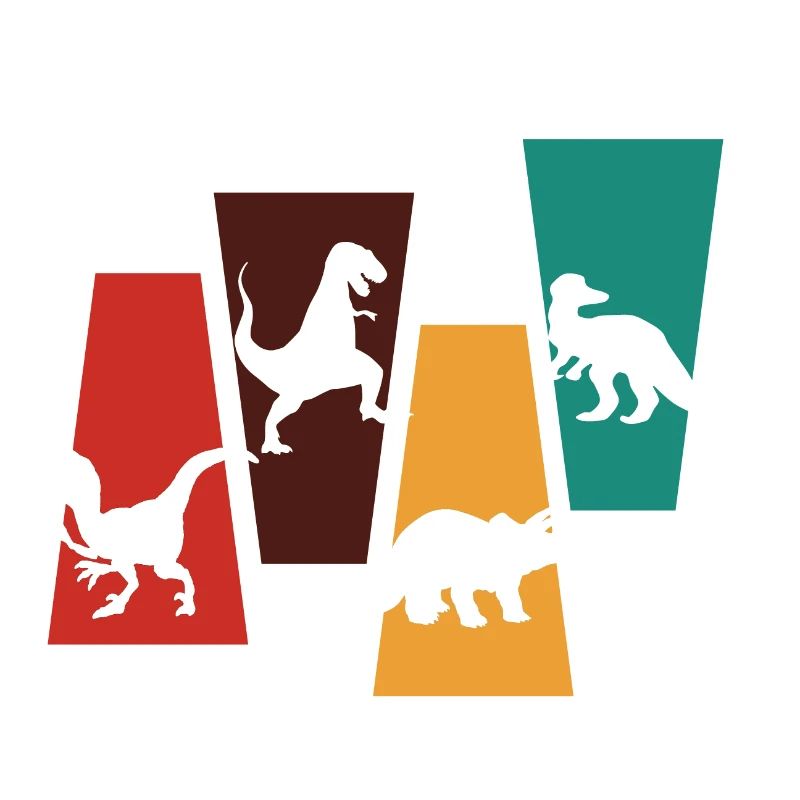 Vintage Retro Dinosaurier - Dinosaurier Geschenkidee