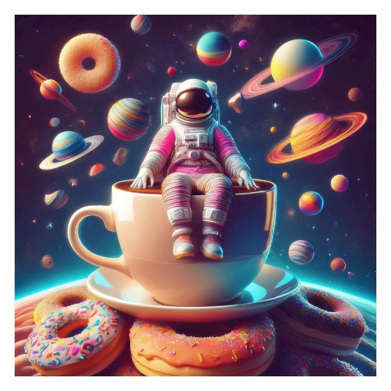 Pause beignet de l’espace