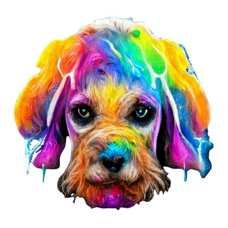 Cockapoo Design in Farbe