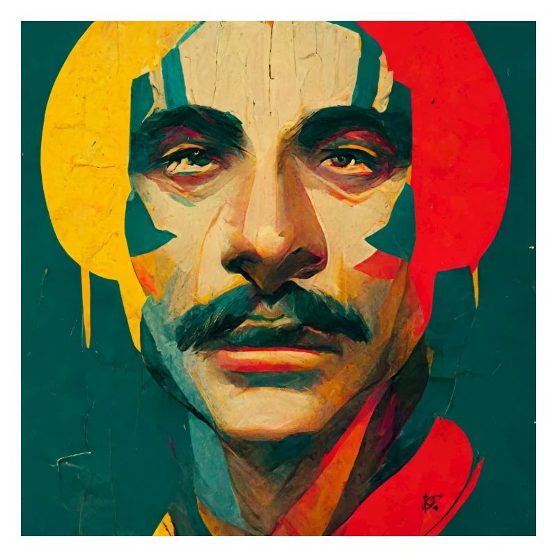 Esquisse colorée rastafari