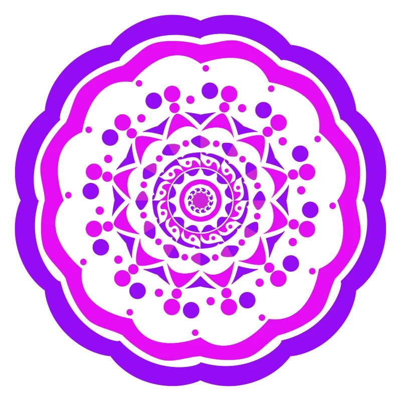 Mandala pourpre