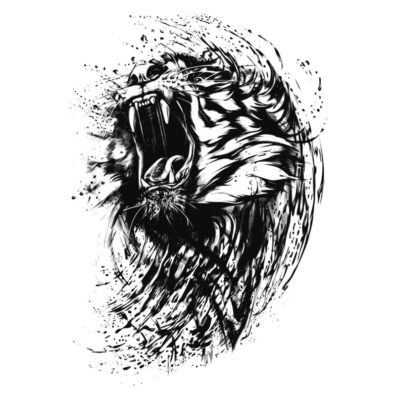 Tiger Abstract