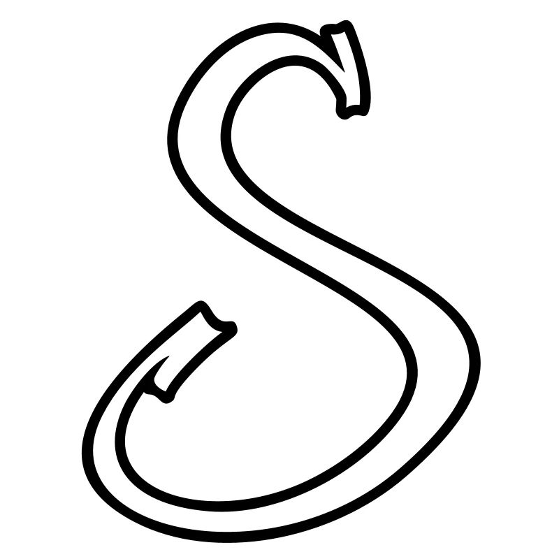 Inititiale. Buchstabe S / letter S (1c)
