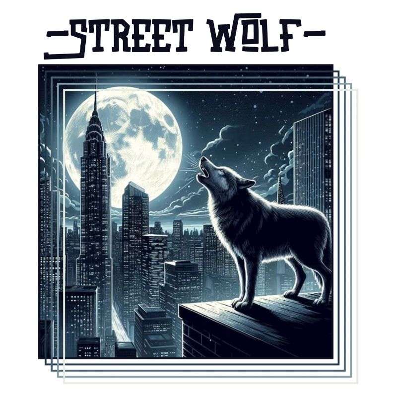 Street Wolf Backprint