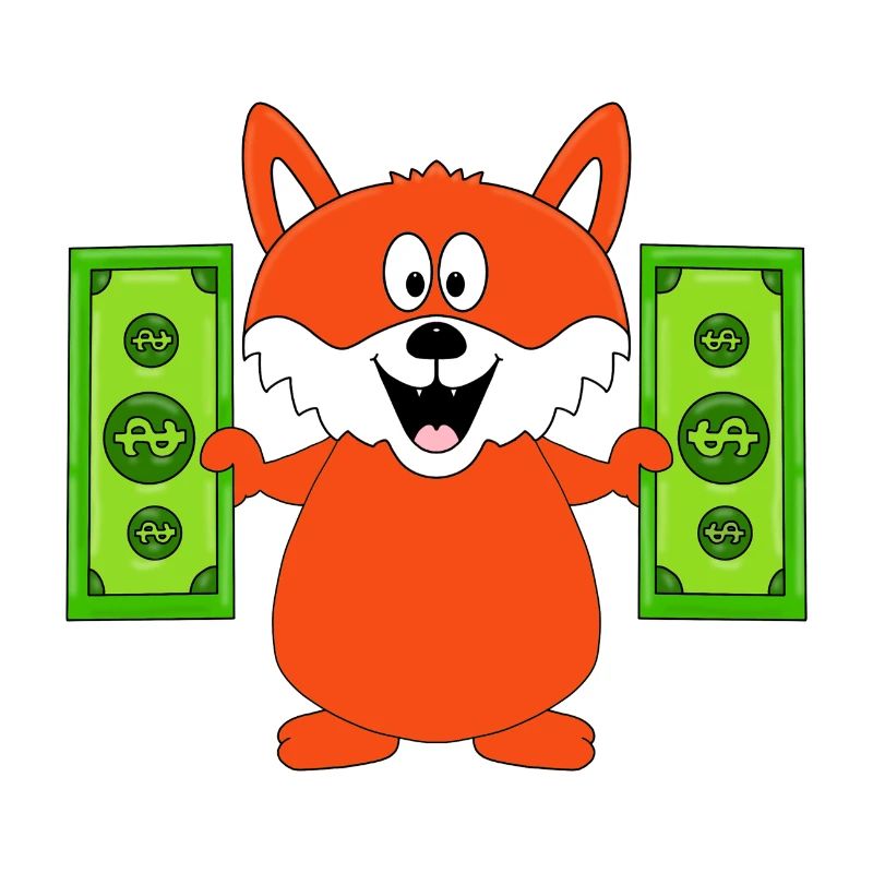 FUCHS - SPARFUCHS - GELD - GELDSCHEINE - TIER