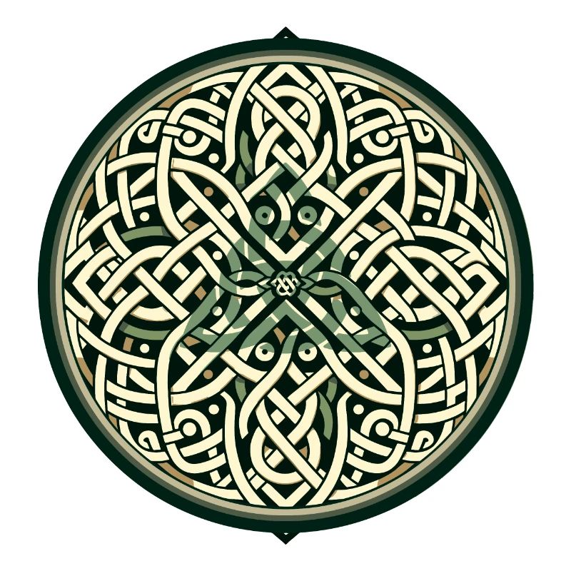 Entrelacs celtiques éternels Mandala Art 3