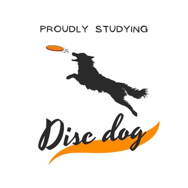 Fièrement étudiant Disc dog