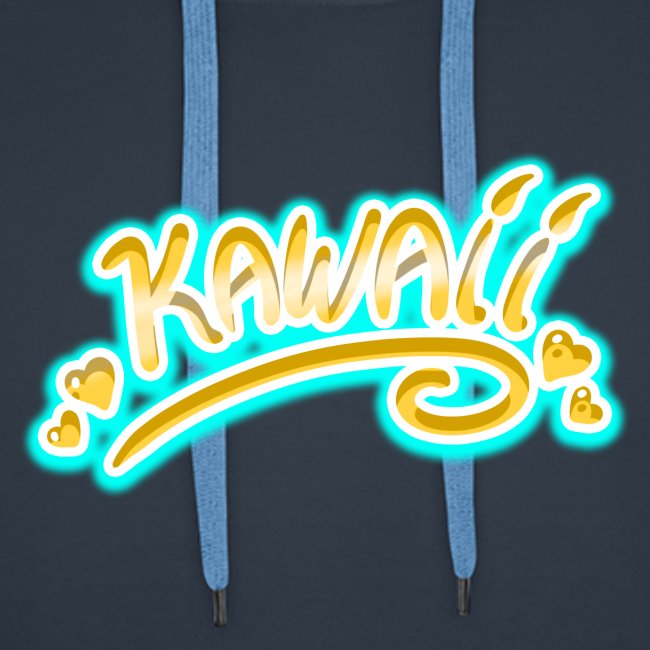 Kawaii amarillo y azul
