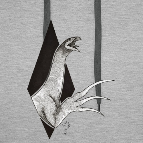 Therizinosaurus - Sweat-shirt à capuche Premium pour hommes