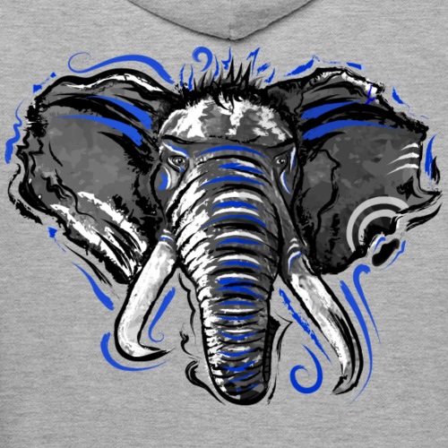 Natural Instinct Éléphant - Sweat-shirt à capuche Premium Homme