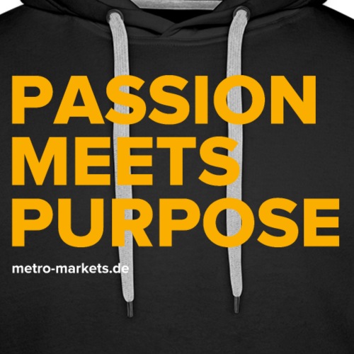 PassionMeetsPurpose - Men's Premium Hoodie