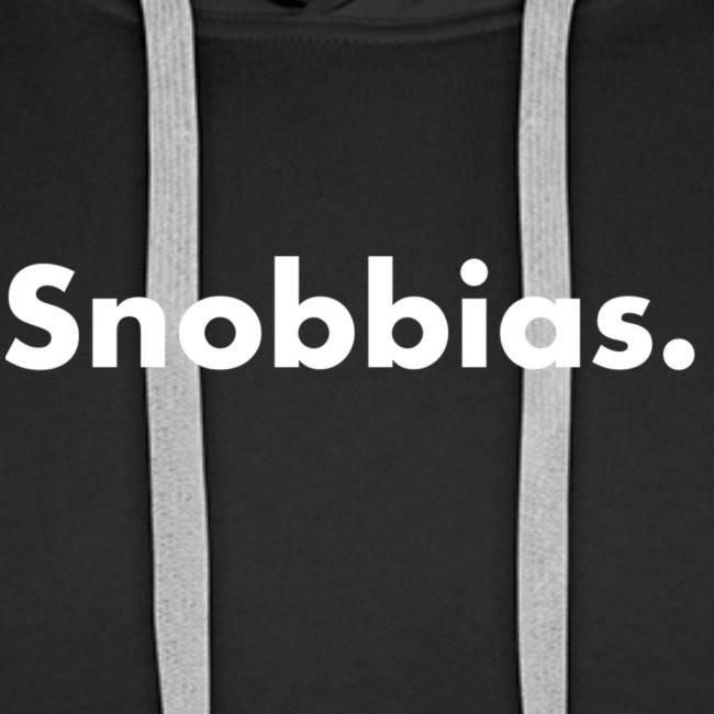'Snobbias.' Zwart